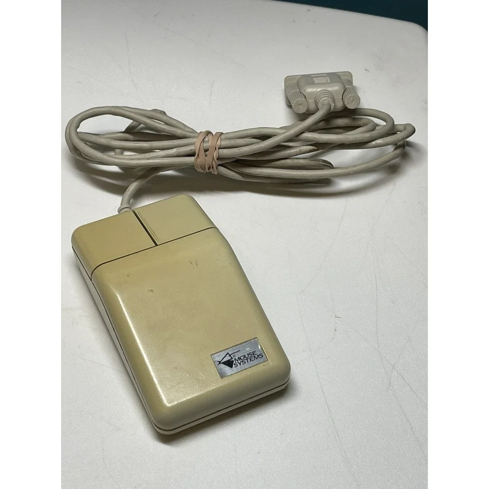 Mouse Systems Model T 10 MSC 402498- 001/A Trackball for vintage Macintosh (21)
